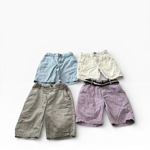 The Children’s Place Boys Belted Chino Shorts Bundle Size 8 | 4 Pairs